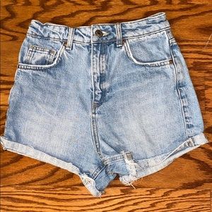 High-Rise Jean Shorts